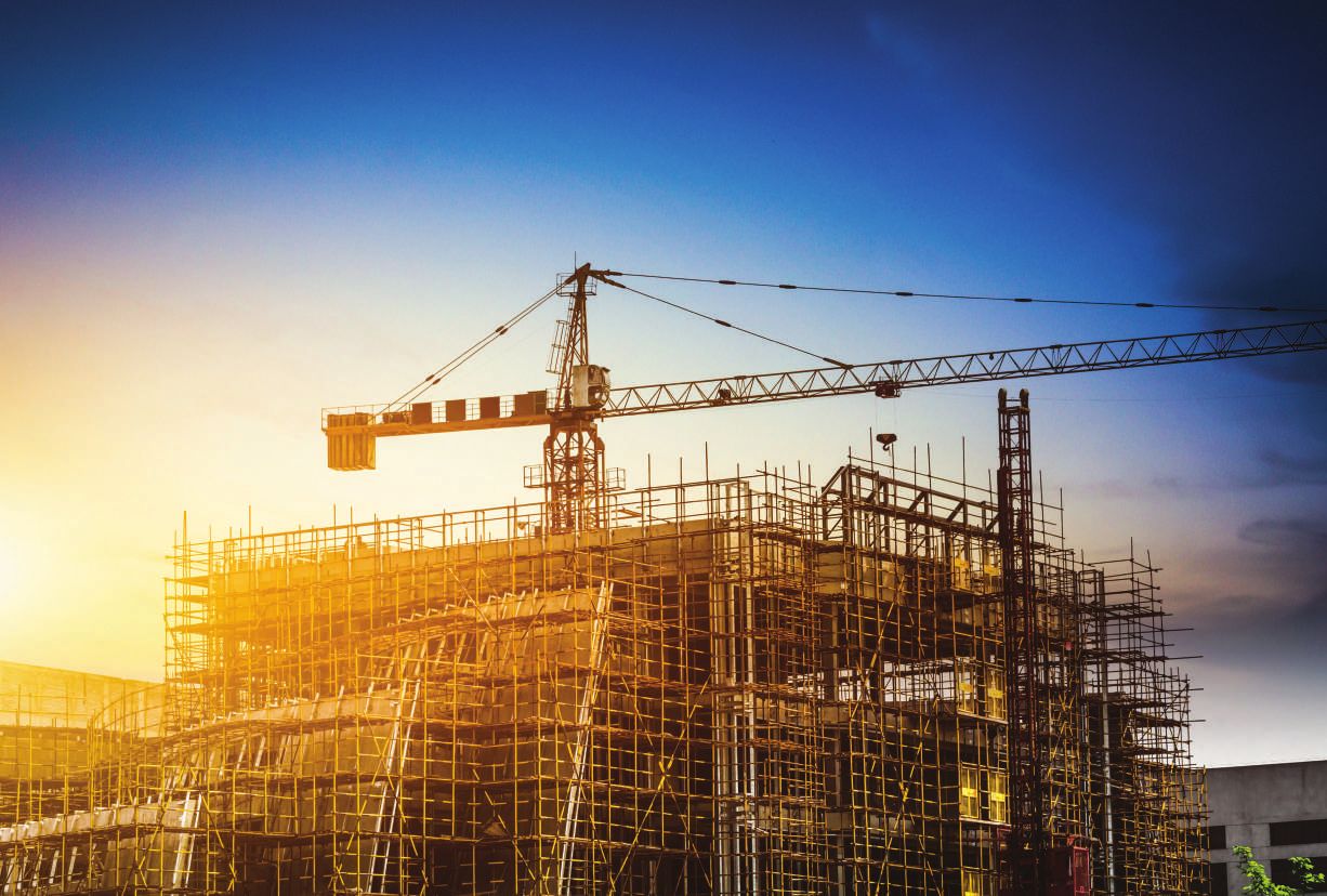 Building construction site