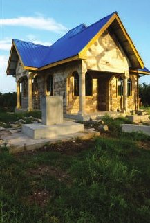 Stone-built pump house