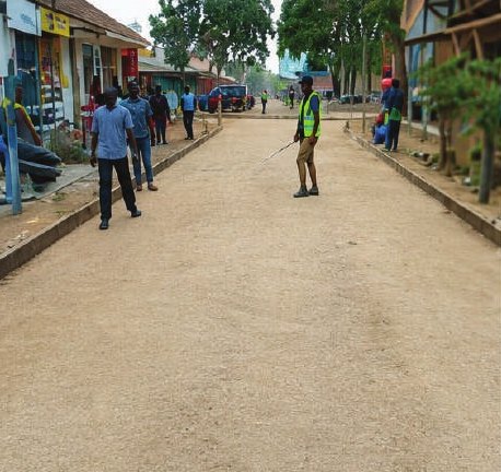 Finished road in Temeke, Dar es Salaam